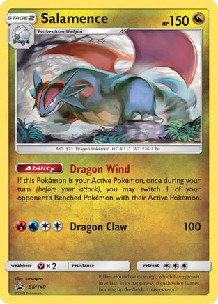 Salamence SM140 - Holofoil SM Promos - Promo