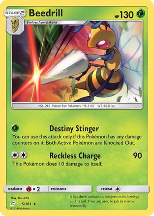 Beedrill SM Team Up - Rare