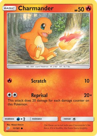 Charmander (11) (11) 011 SM Team Up - Common
