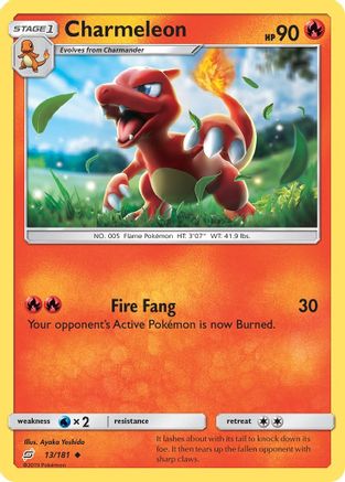 Charmeleon 013 - Reverse Holofoil SM Team Up - Uncommon