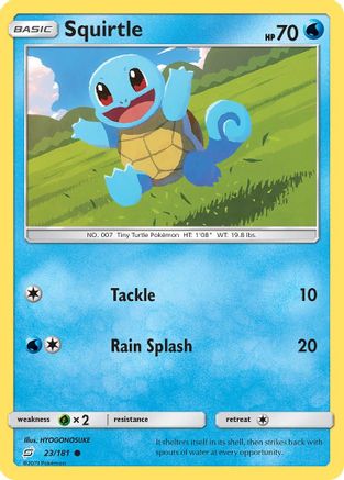 Squirtle (23) (23) 023 - Reverse Holofoil SM Team Up - Common