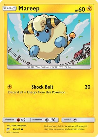 Mareep 041 - Reverse Holofoil SM Team Up - Common