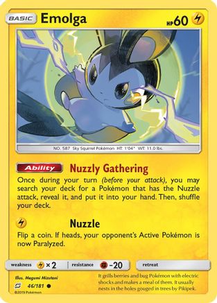 Emolga 046 SM Team Up - Common