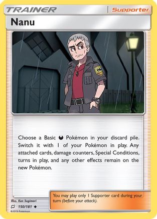 Nanu 150 - Reverse Holofoil SM Team Up - Uncommon