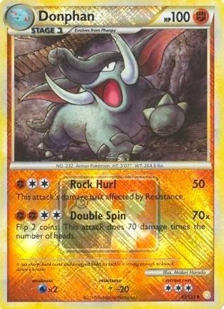 Donphan (League Promo) 040/123 - Reverse Holofoil League & Championship Cards - Promo