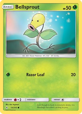 Bellsprout 013 SM Unbroken Bonds - Common