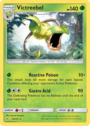 Victreebel/214 SM Unbroken Bonds - Rare