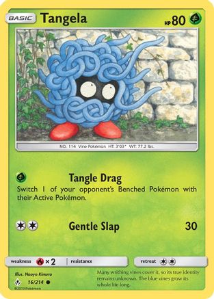 Tangela/214 - Reverse Holofoil SM Unbroken Bonds - Common
