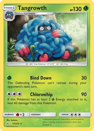 Tangrowth SM Unbroken Bonds - Rare