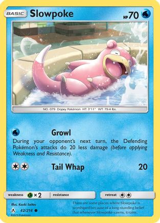 Slowpoke 042 SM Unbroken Bonds - Common
