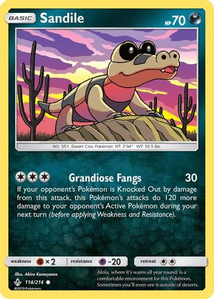 Sandile (114) SM Unbroken Bonds - Common