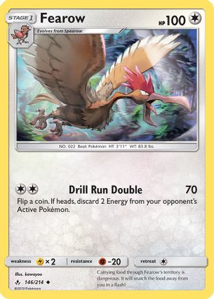 Fearow SM Unbroken Bonds - Uncommon
