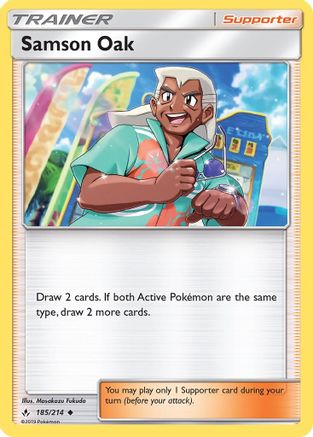 Samson Oak - Reverse Holofoil SM Unbroken Bonds - Uncommon