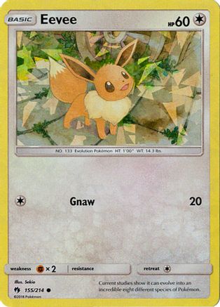 Eevee (Let's Play, Eevee!) 155/214 - Holofoil Deck Exclusives - Common