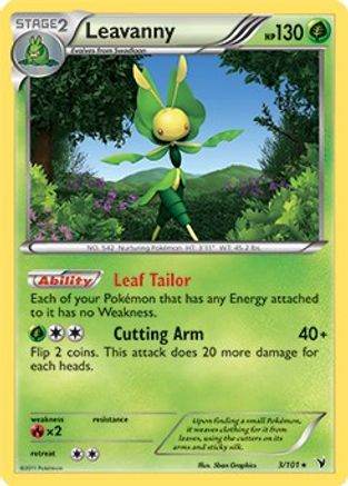 Leavanny - 3/101 (BW Noble Victories)/101 Deck Exclusives - Rare