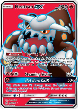 Heatran GX (Full Art) - Holofoil SM Unified Minds - Ultra Rare
