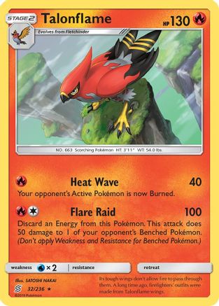 Talonflame SM Unified Minds - Rare