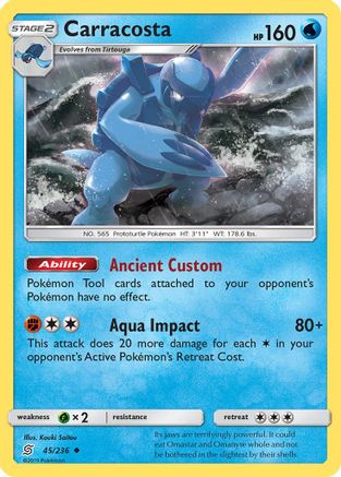 Carracosta 045/236 SM Unified Minds - Uncommon