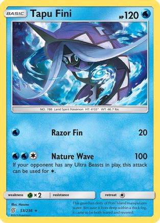 Tapu Fini 053 SM Unified Minds - Rare