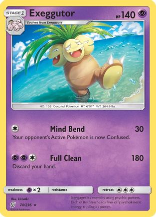 Exeggutor - Reverse Holofoil SM Unified Minds - Rare