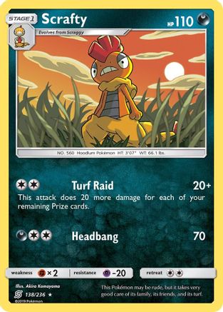 Scrafty SM Unified Minds - Rare