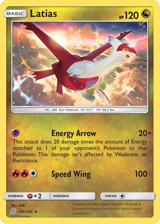 Latias 153 SM Unified Minds - Rare