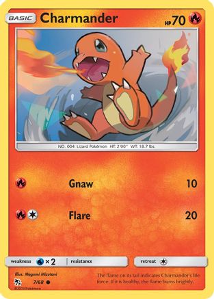 Charmander 007 - Reverse Holofoil Hidden Fates - Common