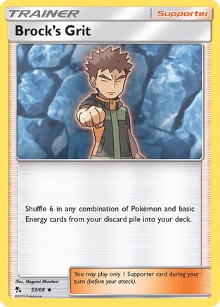 Brock's Grit 053 Hidden Fates - Uncommon