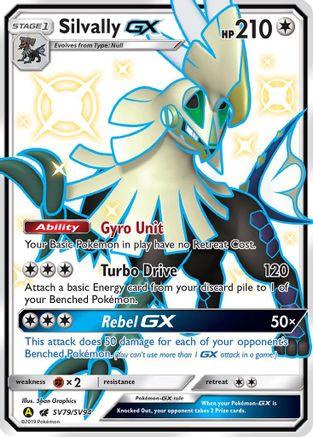 Silvally GX SV79 - Holofoil Hidden Fates Shiny Vault - Shiny Holo Rare