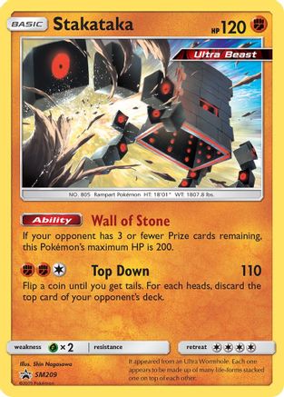 Stakataka SM209 - Holofoil SM Promos - Promo