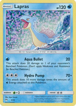 Lapras - 5/12/12 - Holofoil McDonalds Promos 2019 - Promo
