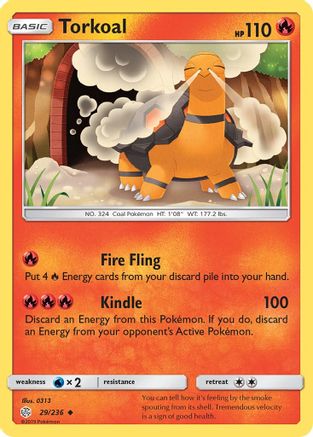 Torkoal/236 SM Cosmic Eclipse - Uncommon
