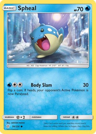 Spheal 050/236 SM Cosmic Eclipse - Common