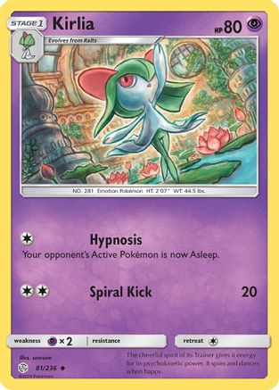 Kirlia 081 SM Cosmic Eclipse - Uncommon