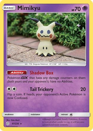 Mimikyu (97) (97) 097 - Reverse Holofoil SM Cosmic Eclipse - Rare