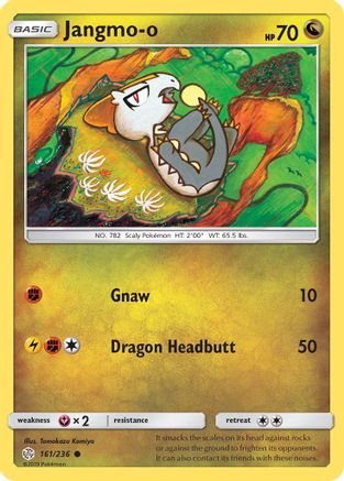 Jangmo 161/236 - Reverse Holofoil SM Cosmic Eclipse - Common