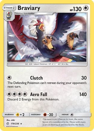Braviary SM Cosmic Eclipse - Rare