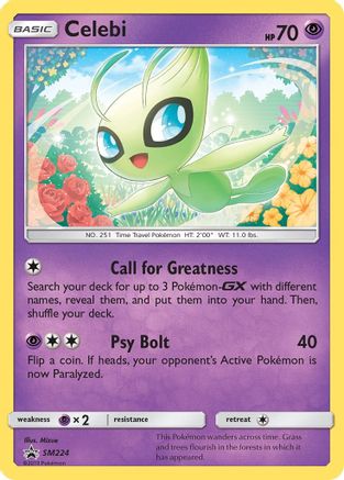 Celebi SM224 - Holofoil SM Promos - Promo