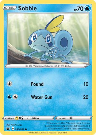 Sobble (055) (055) 055 SWSH01 Sword & Shield Base Set - Common