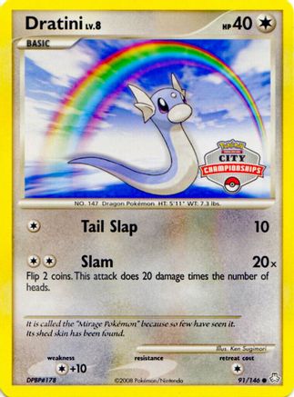 Dratini - 91/146 (City Championships)/146 League & Championship Cards - Promo