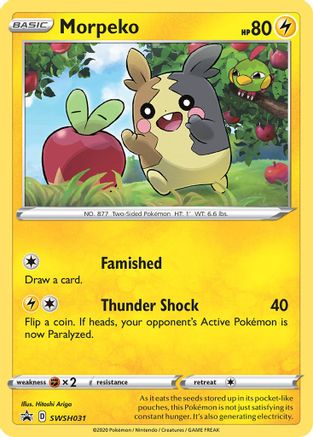 Morpeko SWSH031 - Holofoil SWSH Sword & Shield Promo Cards - Promo