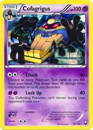 Cofagrigus - 52/108 (Cracked Ice Holo)/108 - Holofoil Deck Exclusives - Rare