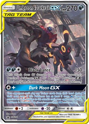 Umbreon & Darkrai GX SM241 - Holofoil SM Promos - Promo