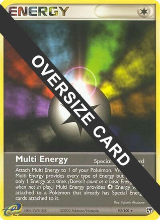 Multi Energy - 93/100/100 - Holofoil Jumbo Cards - Promo