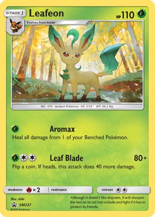 Leafeon SM237 SM Promos - Promo