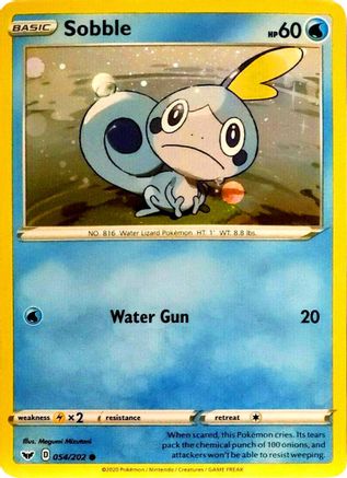 Sobble (Cosmos Holo) 054/202 - Holofoil Blister Exclusives - Promo