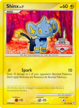Shinx - 98/130 (City Championships)/130 Nintendo Promos - Promo