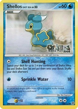 Shellos East Sea - 106/132 (Origins Game Fair 2008)/132 Nintendo Promos - Promo