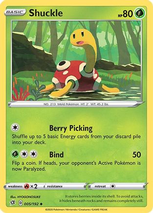 Shuckle 005 SWSH02 Rebel Clash - Uncommon