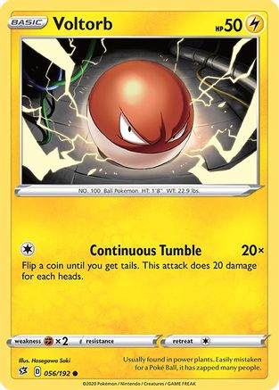 Voltorb 056 SWSH02 Rebel Clash - Common